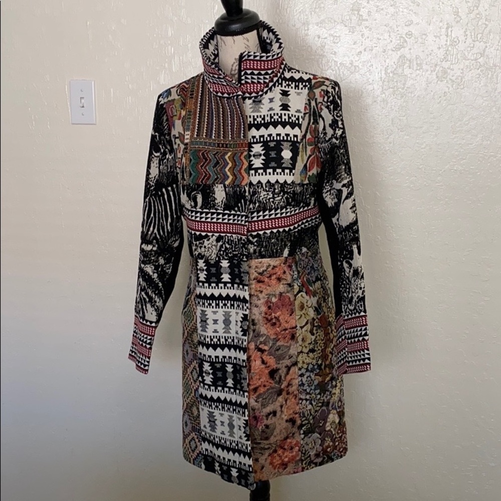 Patchwork new coat size M